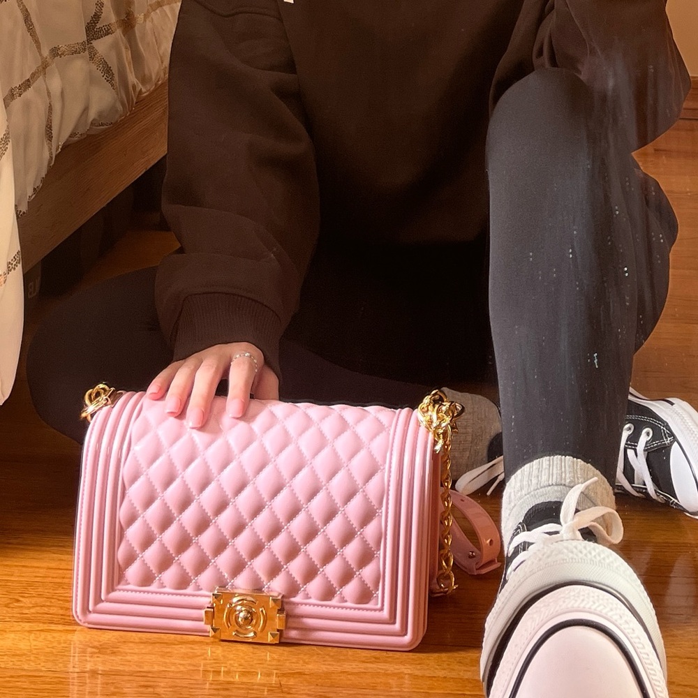 Pink crossbody